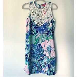 NWT Lilly Pulitzer Floral Nala Shift Dress Size 6